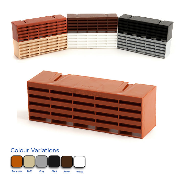 9 x 3 Air Brick Ventilator with Colour Options <br><br>