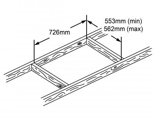 Manthorpe Loft Hinged Access Door GL250-035-EPS