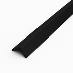 20 Pack Black 1 Metre UPVC Plastic Rigid Angle 10 x 10mm Corner Cover Trim 90 Degree