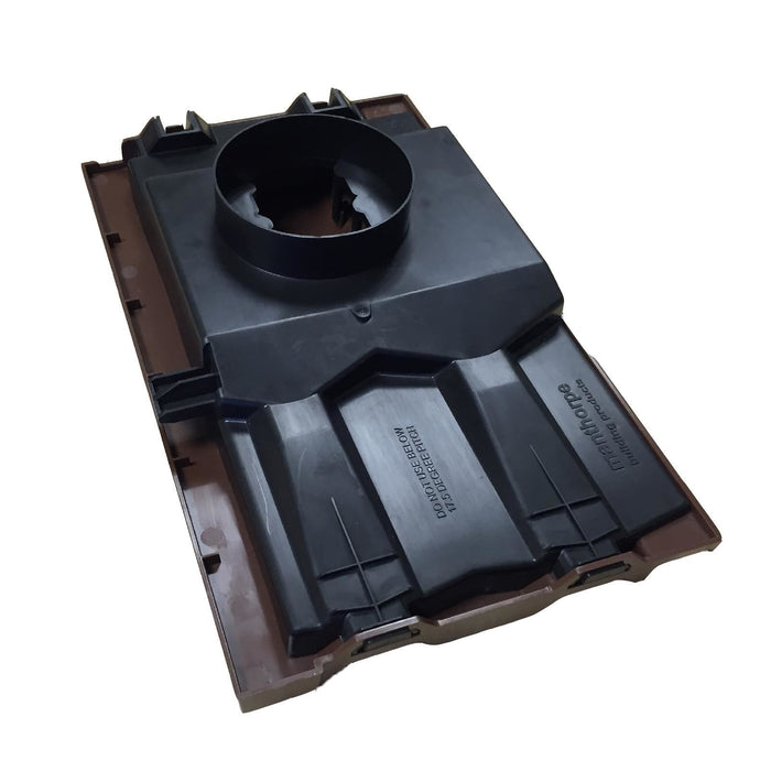 Manthorpe Brown Single Pantile Tile Vent with Adaptor Kit for Concrete Tile Roofs