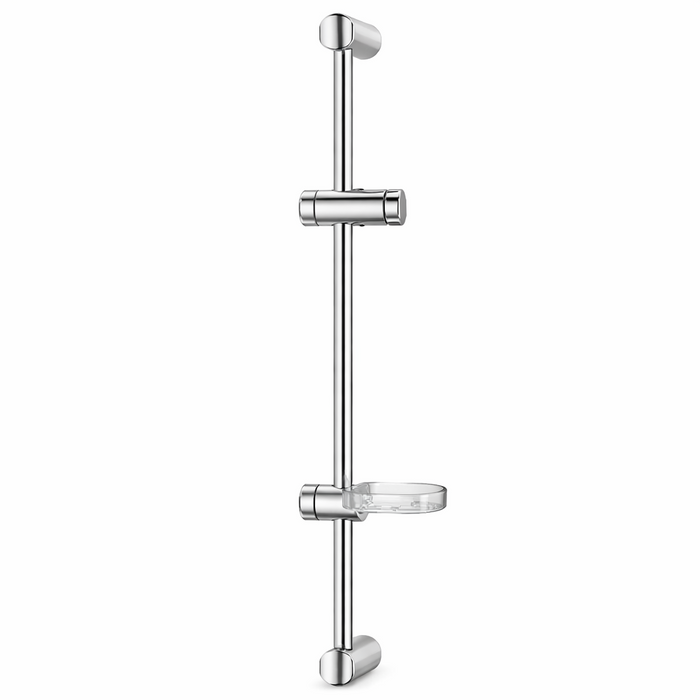 Kartell Flow Chrome Adjustable Shower Slide Riser Rail