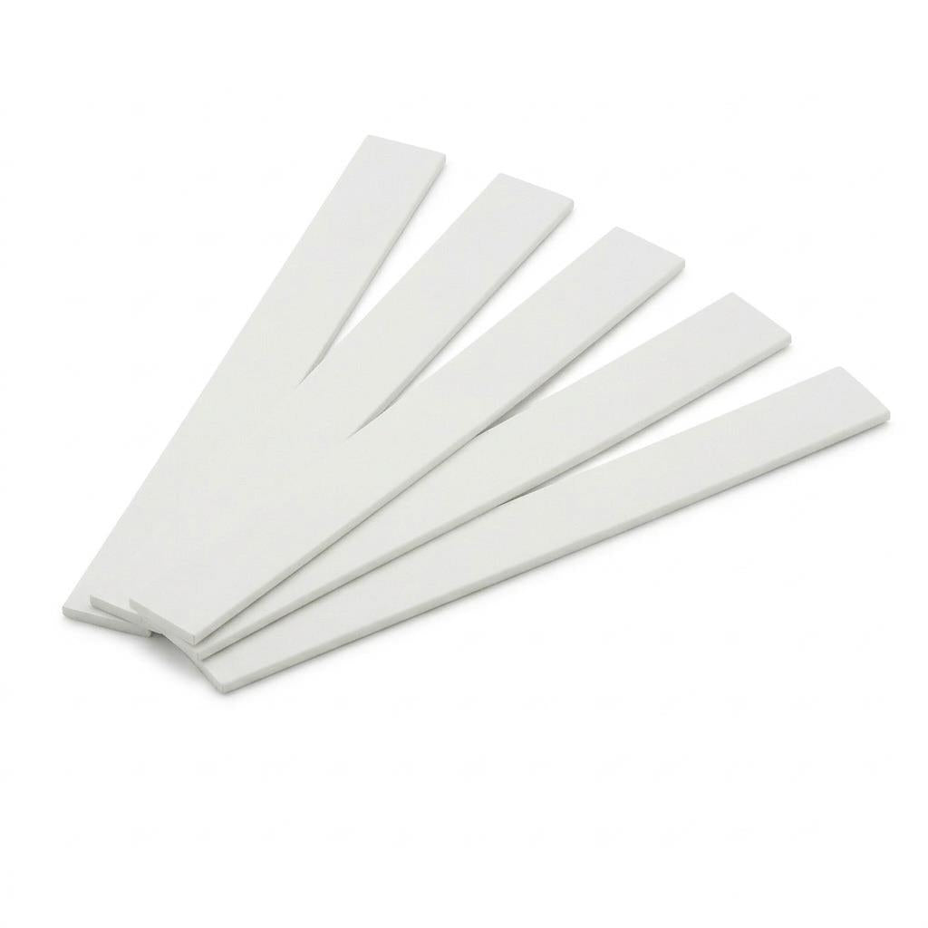5 x 12mm White PVC Flat Bar x 1 Metre