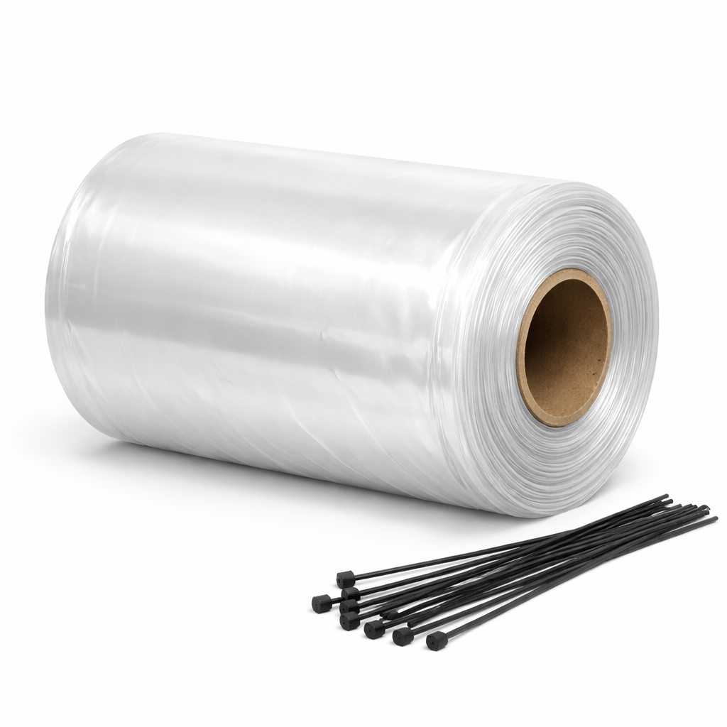 30 Metre Temporary Rainwater Downpipe 4 Inch 250 Gauge Kit