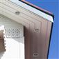 75 Pack 68mm White Plastic Round Soffit Air Vents