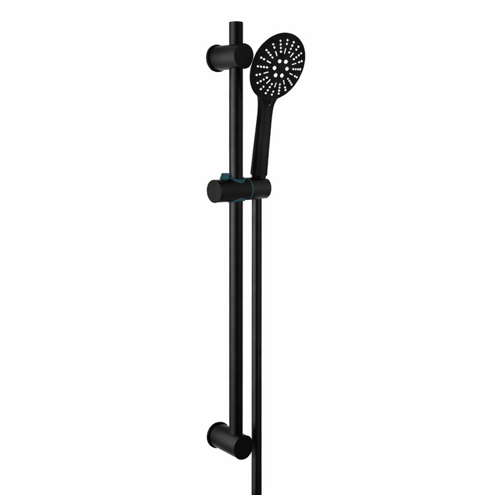 Kartell Nero Round Slide Rail Kit Matte Black