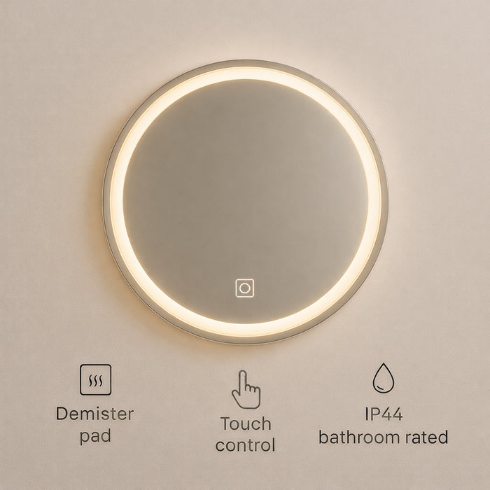 Kartell K-Vit VISTA 600mm LED Bathroom Mirror