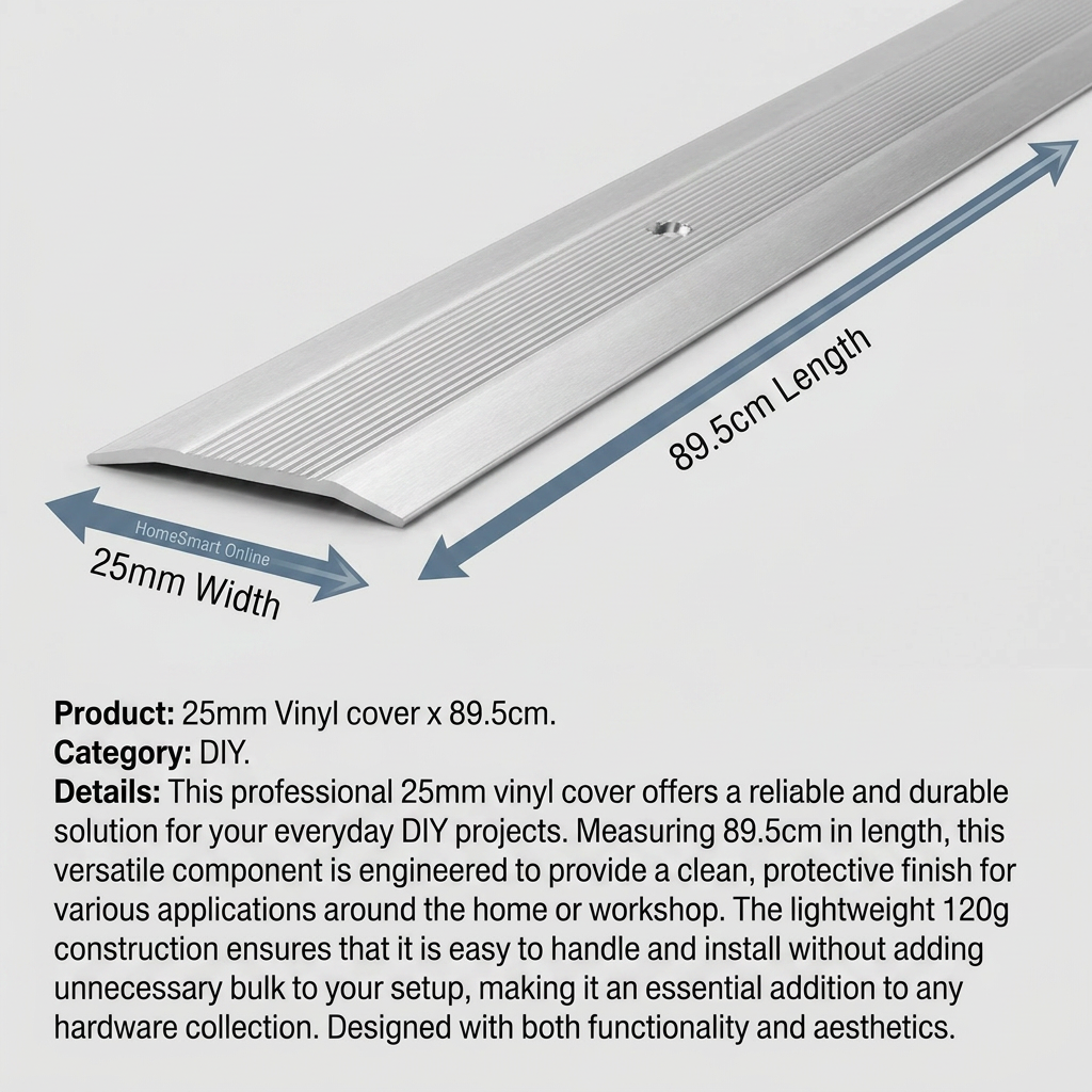 2 x Vinyl Cover 25mm x 89.5cm Protective Trim for DIY and Hardware Maintenance 120g Lightweight Surface Guard