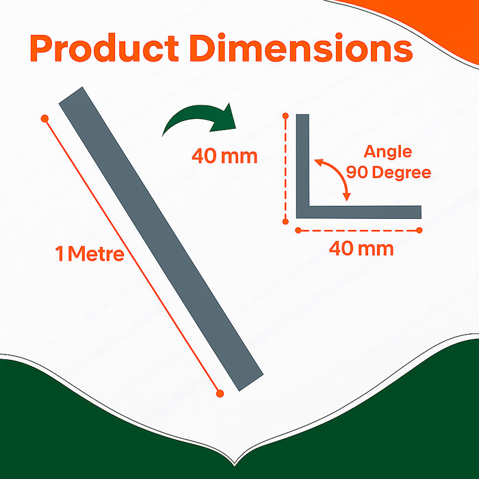 3 x Anthracite Grey Rigid Angle 40mm x 40mm x 1  Metre  ^