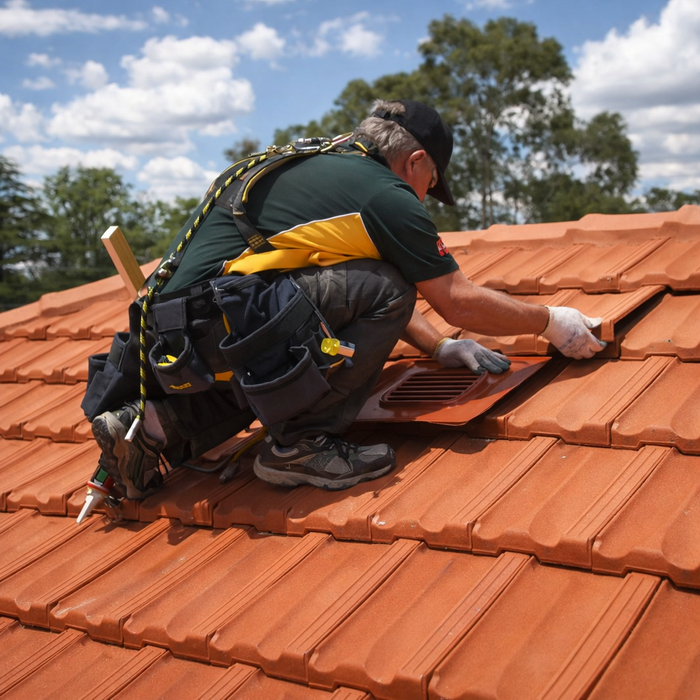 Timloc Terracotta Plain Roof Tile Vent