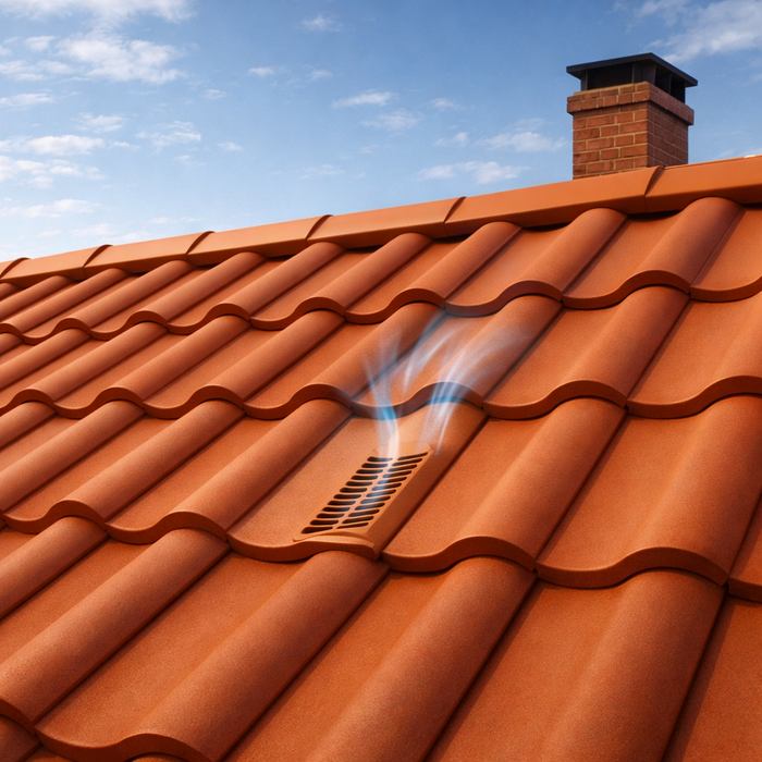 Timloc Grey Single Pantile Roof Tile Vent