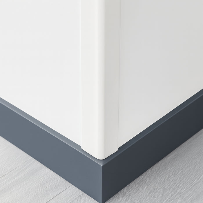 10 Pack White 1 Metre UPVC Plastic Rigid Angle 40 x 40mm Corner Cover Trim 90 Degree