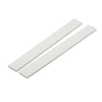 2 x 38mm White PVC Flat Bar x 1 Metre
