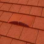 Interlocking Plain Roof Tile Vent - Terracotta