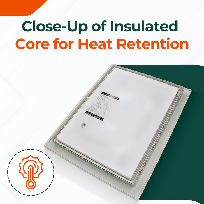 Manthorpe GL250-03 Insulated Loft Trap Door 562 x 726mm Hinged Hatch