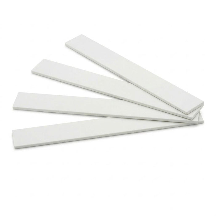 4 x 50mm White PVC Flat Bar x 1 Metre