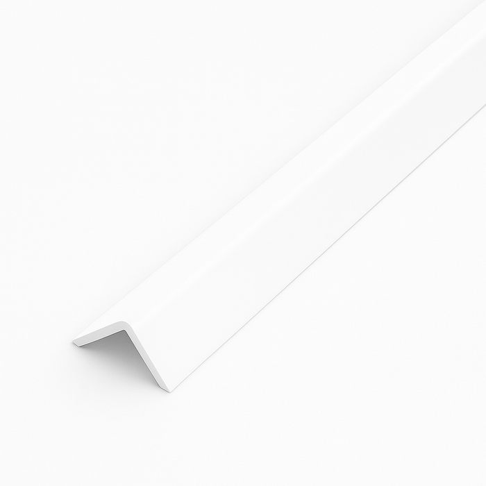 White 1 Metre UPVC Angle 50 x 50mm Corner Trim