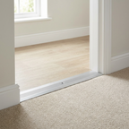2 x Aluminium Vinyl Edge Floor Transition Strip, 28mm x 6mm x 89.5cm DIY Low Profile Floor Trim for Finishing and Edge Protection