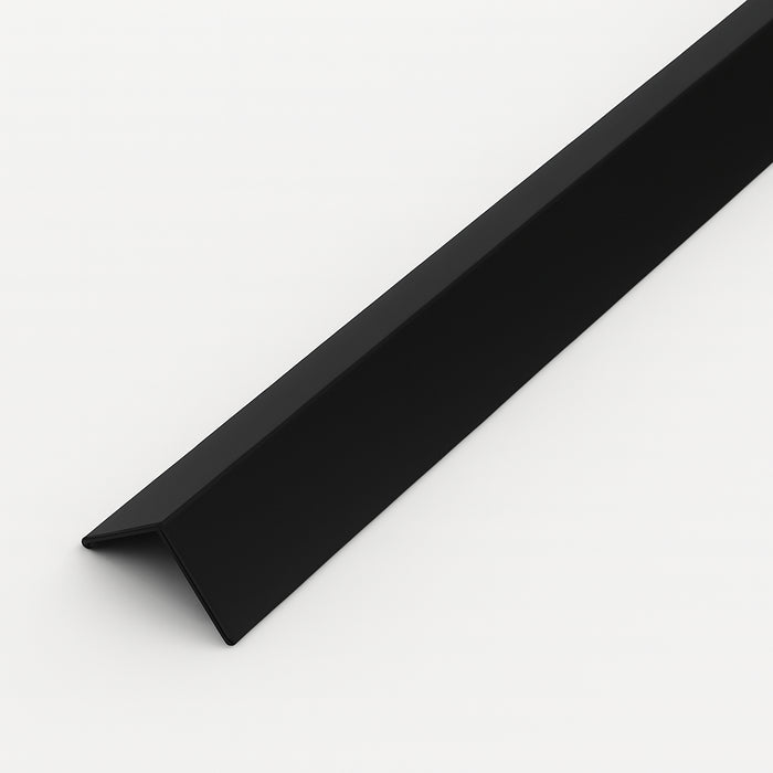 Black Rigid Angle 10mm x 10mm x 1  Metre