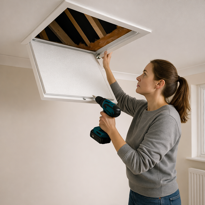 Manthorpe Loft Hinged Access Door GL250-035-PU