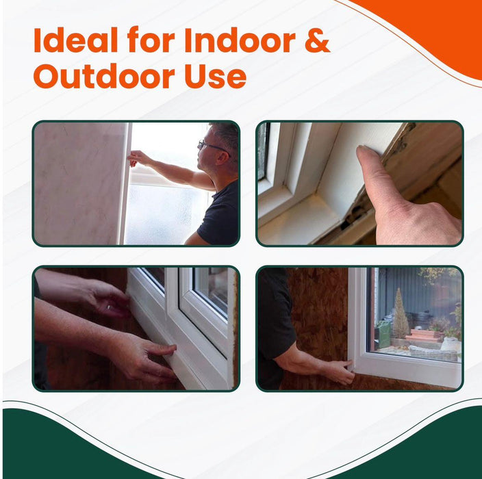 3 Pack - White Rigid Angle Trim - 10mm x 10mm x 1 Metre - PVC Corner Protector