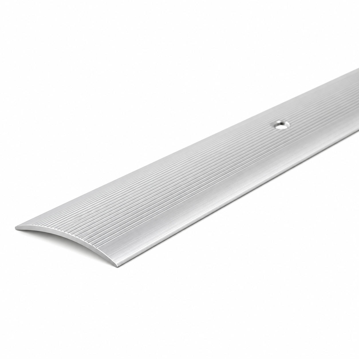 2 x Matt Silver Wide Cover Strip Floor Transition 38mm x 89.5cm