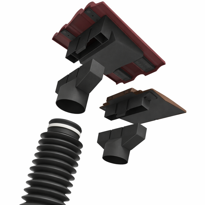 Timloc Red Mini Castellated Roof Tile Vent with Adapter