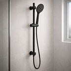 Kartell Nero Round Slide Rail Kit Matte Black