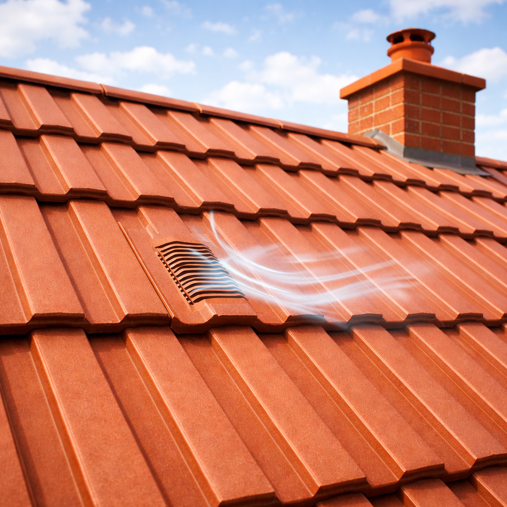 Timloc Grey Mini Castellated Roof Tile Vent