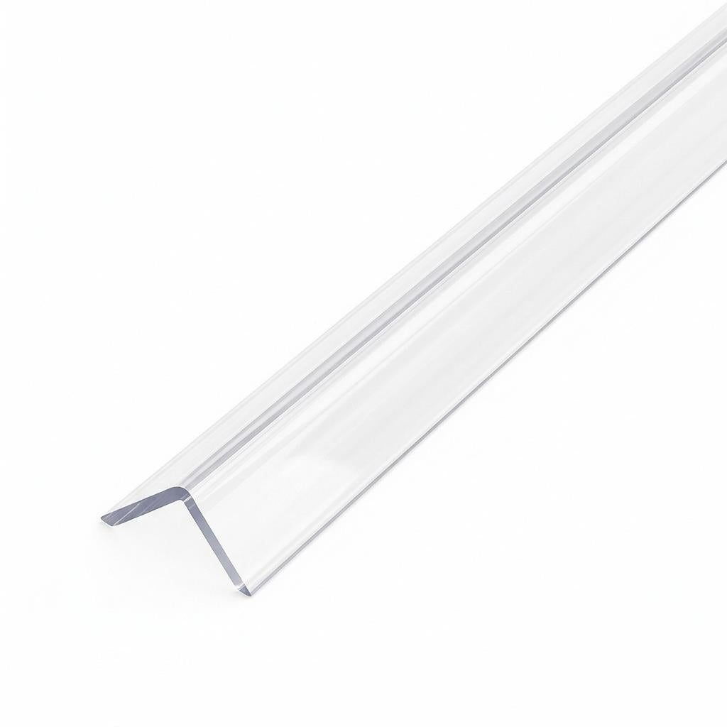 25 x 20x20mm Clear Angles x 1 Metre