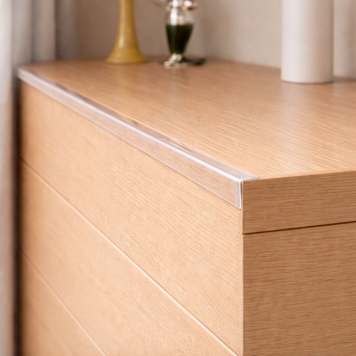 1 x 25 x 25mm Clear Angles x 1 Metre