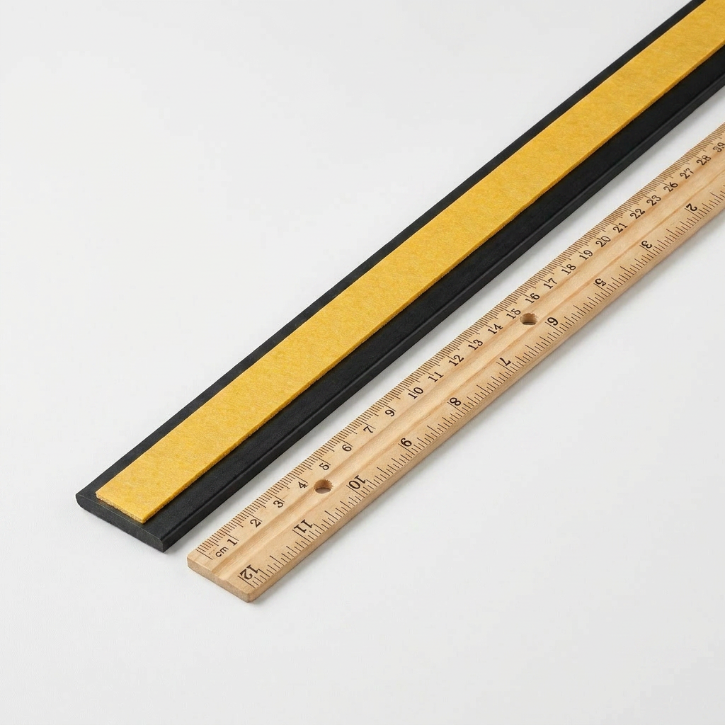 3 x 75mm Black Self-Adhesive Trim Strip x 1 Metre