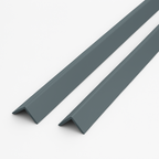 2 x Anthracite Grey Rigid Angle 25mm x 25mm x 1  Metre  ^