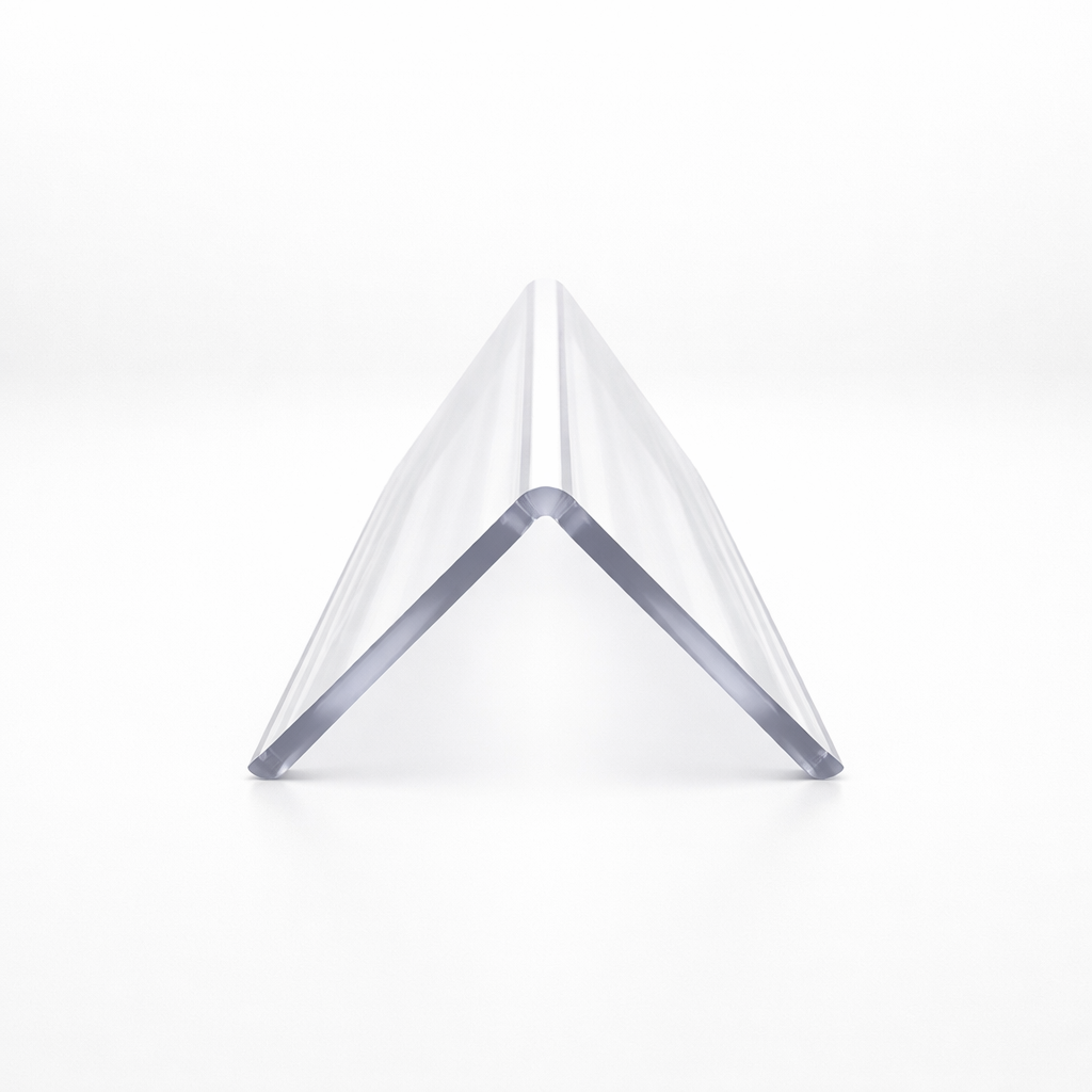 4 x 10x10mm Clear Angles x 1 meter