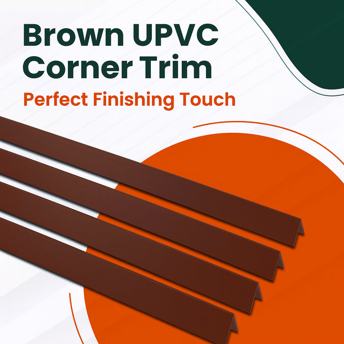 Brown Rigid Angle 40mm x 40mm x 1 Metre  ^^