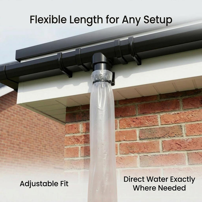 30m Squareline Gutter Running Outlet Kit
