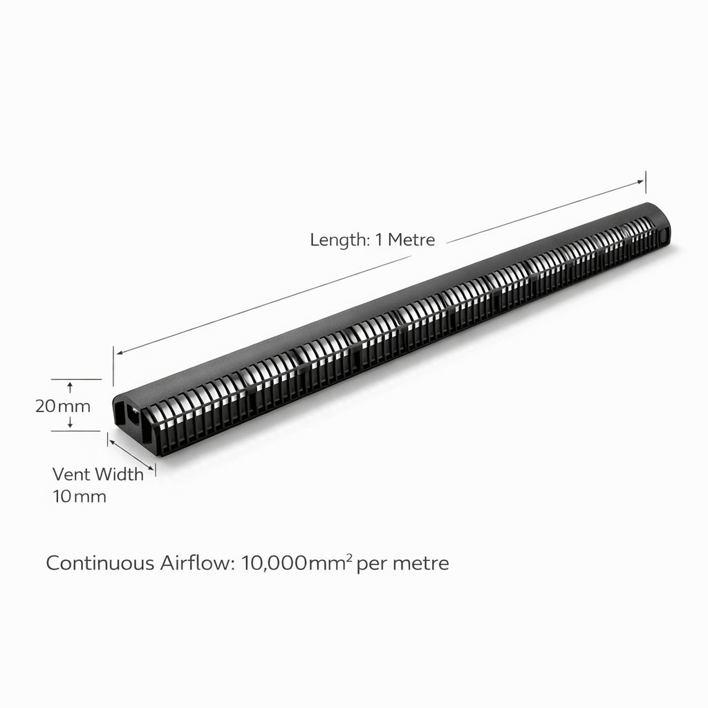 Over Fascia Vent 1 Metre x 25mm