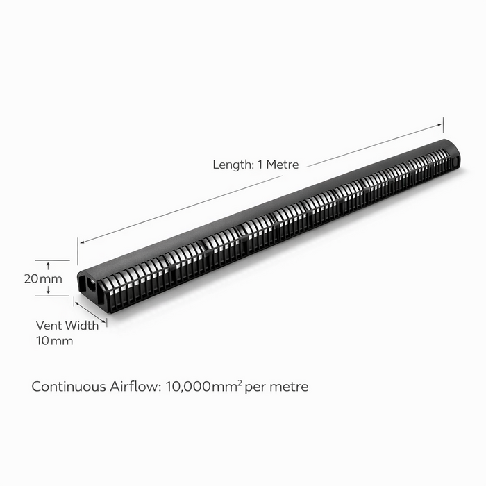Over Fascia Vent 1 Metre x 25mm