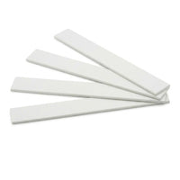 4 x 12mm White PVC Flat Bar x 1 Metre
