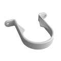 5 x White Round 68mm Downpipe Brackets Freeflow