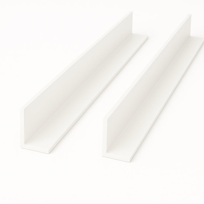 White Unequal Angle 70mm x 30mm