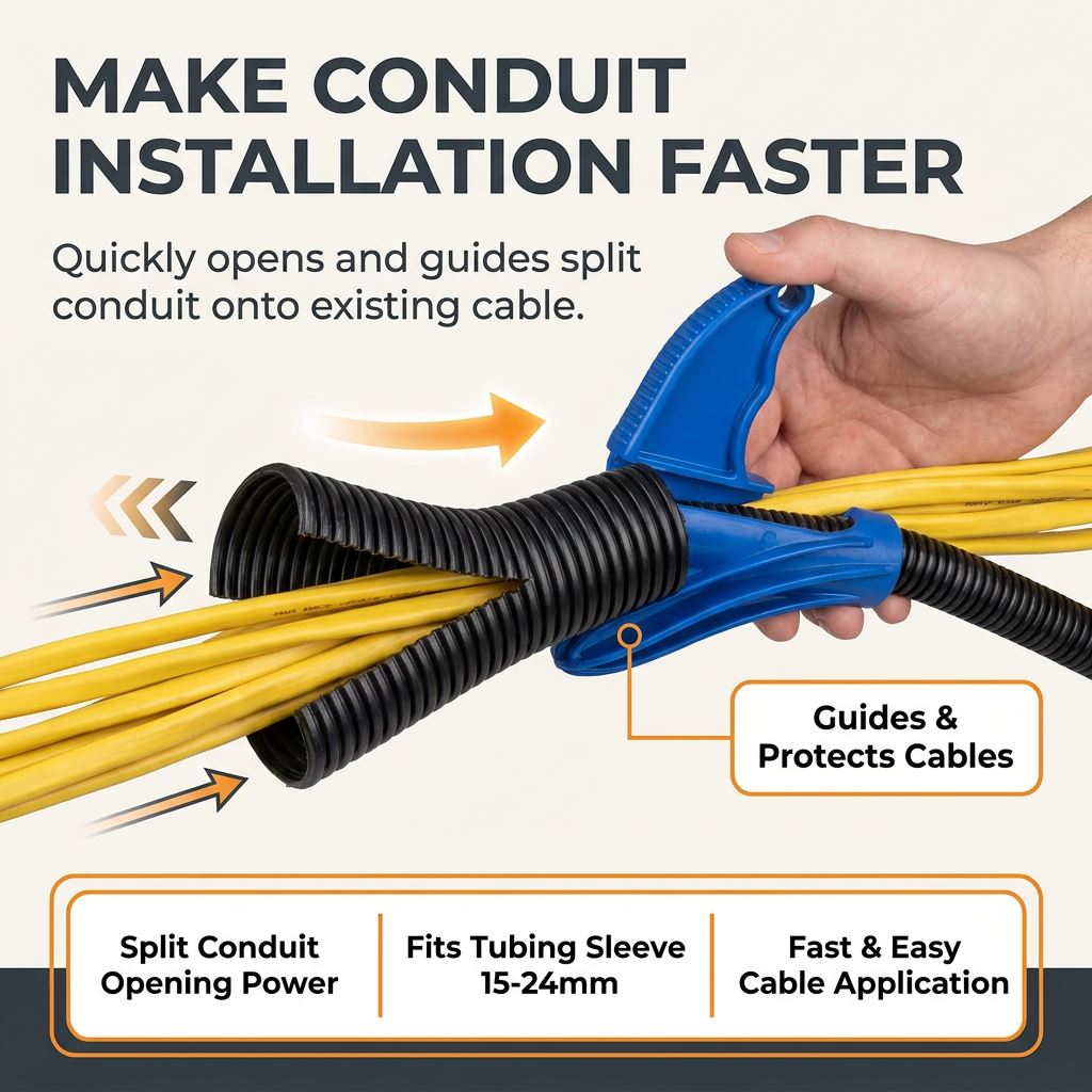 Conduit Applicator Splitting Tools