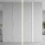 5 x 38mm White PVC Flat Bar x 1 Metre