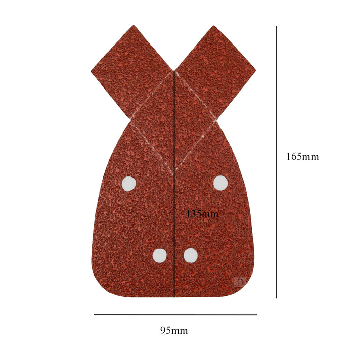 Sanding Sheet 140mm Pads fits Black & Decker Mouse