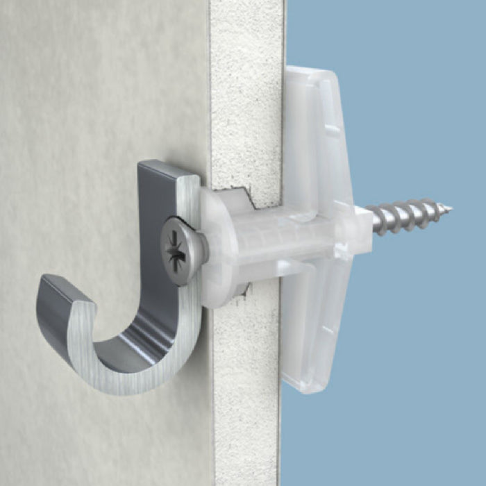 5 x Rawl Poly Toggles & Screws Hallow Plasterboard Wall Fixings