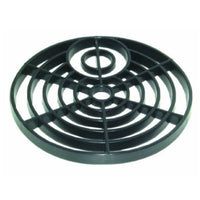 6 Inch Black Drain Cover Round Gulley Grid