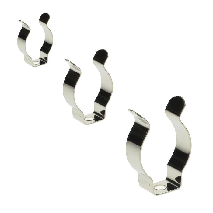 48 x Assorted Narrow Base Tool Spring Terry Clips