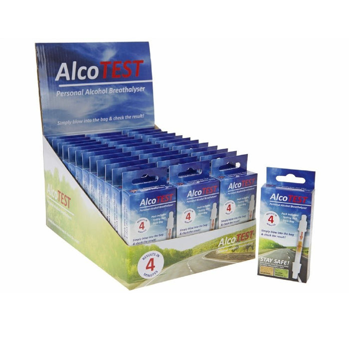 UK Alcohol Breathalyser Disposable Tester Kit