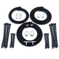 Universal Motorsport Engine Bay Silicone Hose Black Dress Up Kit