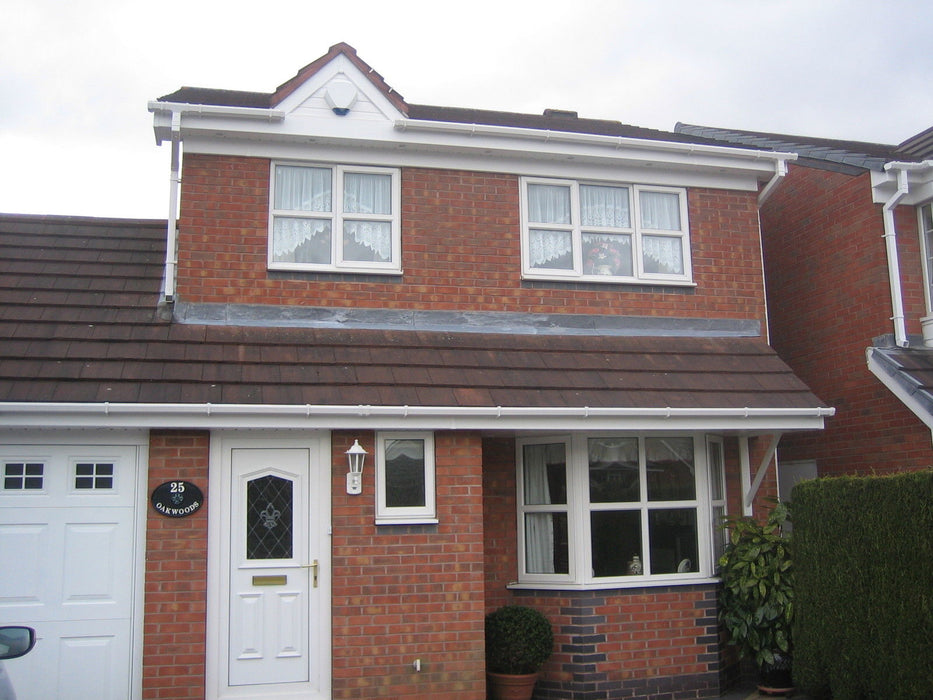 UPVC Plastic Soffit Board White Hollow Cladding